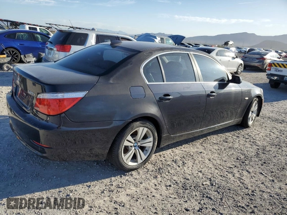 2009 BMW 5 Series 528i with VIN WBANU53579C123110, listed as a Copart auction lot 74227204 with Not Provided miles and Salvage Title. Bid and sale history available at carsss.com. Image 3.