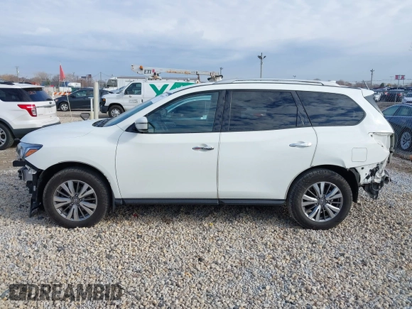 2019 Nissan Pathfinder SV with VIN 5N1DR2MM8KC622441, listed as a IAAI auction lot 41865931 with 80,013 mi miles. Bid and sale history available at carsss.com. Image 15.