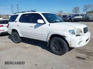 2003 Toyota Sequoia Limited with VIN 5TDBT48A93S168046, listed as a IAAI auction lot 42041005 with Not Provided miles and . Bid and sale history available at DreamBid. Image 1.