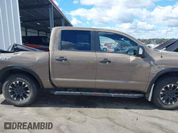 2021 Nissan Titan Pro-4X with VIN 1N6AA1ED4MN531369, listed as a IAAI auction lot 40597122 with 32,161 mi miles and . Bid and sale history available at DreamBid. Image 13.