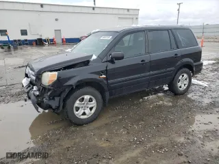 2007 Honda Pilot LX with VIN 5FNYF18197B021915, listed as a Copart auction lot 49653195 with 148,190 mi miles and Salvage Title. Bid and sale history available at carsss.com. Image 1.