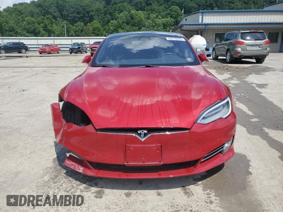 2020 Tesla Model S Long Range with VIN 5YJSA1E25LF412216, listed as a Copart auction lot 62078295 with 45,384 mi miles and Salvage title. Bid and sale history available at DreamBid. Image 5.
