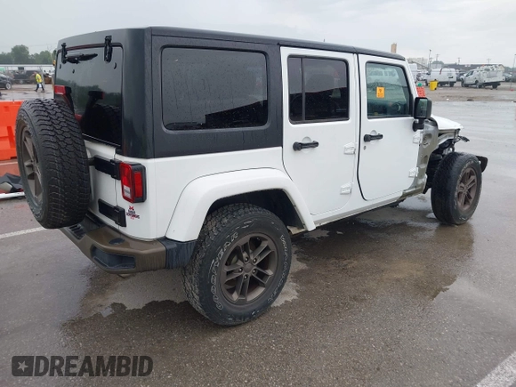 2017 Jeep Wrangler Unlimited 75th Anniversary with VIN 1C4BJWEG0HL559220, listed as a IAAI auction lot 42480004 with 54,168 mi miles and . Bid and sale history available at DreamBid. Image 4.
