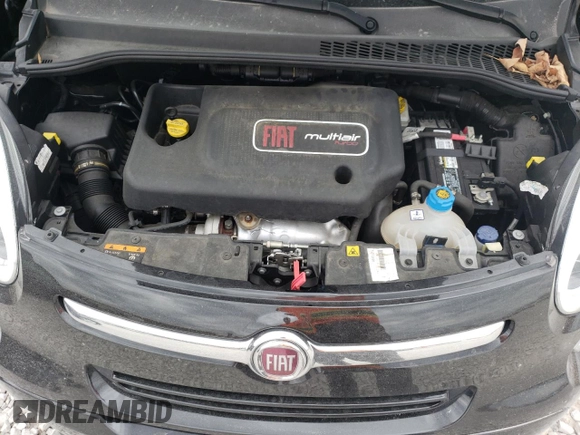2017 FIAT 500L Lounge with VIN ZFBCFACH1HZ040164, listed as a Copart auction lot 47177495 with 35,209 mi miles and Salvage Title. Bid and sale history available at DreamBid. Image 13.