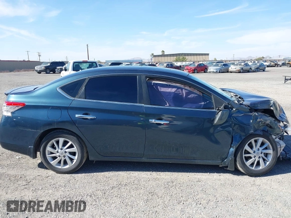 2015 Nissan Sentra SR with VIN 3N1AB7AP5FY383650, listed as a IAAI auction lot 42107341 with Not Provided miles and . Bid and sale history available at DreamBid. Image 12.