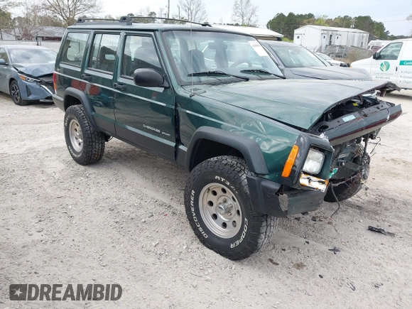 1999 Jeep Cherokee Sport with VIN 1J4FF68S1XL555463, listed as a IAAI auction lot 41898076 with 206,656 mi miles. Bid and sale history available at carsss.com. Image 1.