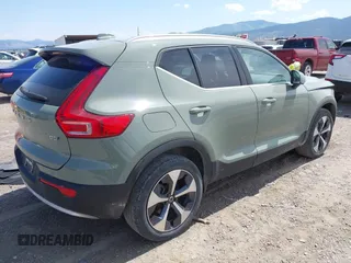 2023 Volvo XC40 Plus Bright Theme with VIN YV4L12UNXP2930656, listed as a IAAI auction lot 42524396 with 58,185 mi miles and . Bid and sale history available at DreamBid. Image 4.