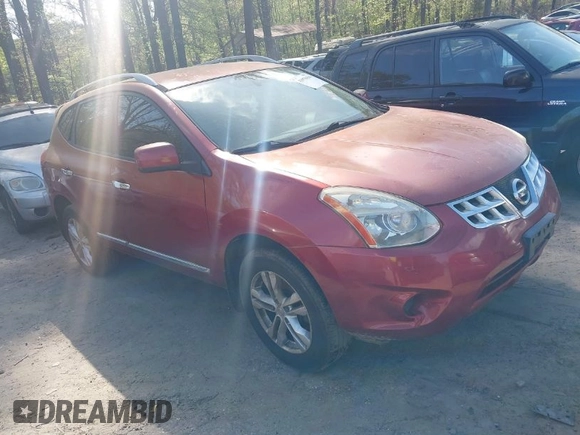 2013 Nissan Rogue S with VIN JN8AS5MT8DW512547, listed as a IAAI auction lot 41970436 with 138,087 mi miles. Bid and sale history available at carsss.com. Image 1.