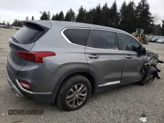 2019 Hyundai Santa Fe SE with VIN 5NMS23AD5KH077942, listed as a Copart auction lot 45246895 with 163,730 mi miles and Clean Title. Bid and sale history available at carsss.com. Image 3.