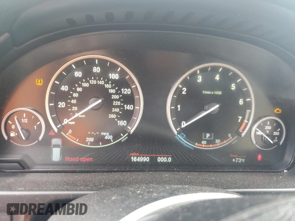 2017 BMW X5 xDrive35i with VIN 5UXKR0C56H0V68771, listed as a Copart auction lot 59587015 with 164,990 mi miles and Salvage title. Bid and sale history available at DreamBid. Image 9.
