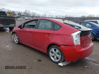 2010 Toyota Prius II with VIN JTDKN3DU7A0163609, listed as a IAAI auction lot 41739544 with 59,163 mi miles. Bid and sale history available at carsss.com. Image 3.