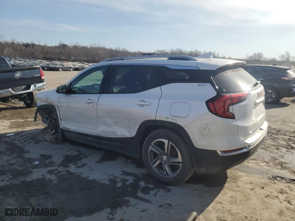 2020 GMC Terrain SLT with VIN 3GKALVEV6LL309366, listed as a Copart auction lot 48721355 with 67,089 mi miles and Salvage Title. Bid and sale history available at carsss.com. Image 2.