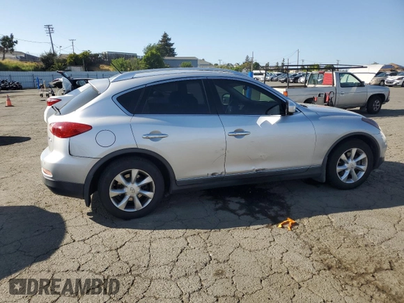 2010 Infiniti EX Journey with VIN JN1AJ0HRXAM753360, listed as a Copart auction lot 53159885 with 140,068 mi miles and Salvage Title. Bid and sale history available at carsss.com. Image 3.