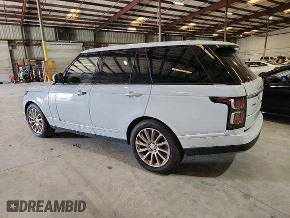 2019 Land Rover Range Rover HSE with VIN SALGS2SV0KA543688, listed as a Copart auction lot 63481945 with Not provided miles and Clean title. Bid and sale history available at DreamBid. Image 2.
