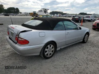 2003 Mercedes-Benz CLK 320 with VIN WDBLK65G23T135336, listed as a Copart auction lot 73281474 with 146,750 mi miles and Salvage Title. Bid and sale history available at carsss.com. Image 3.