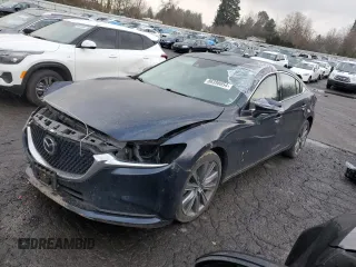 2020 Mazda 6 Grand Touring with VIN JM1GL1TY3L1513321, listed as a Copart auction lot 86398054 with 57,407 mi miles and Salvage Title. Bid and sale history available at carsss.com. Image 1.