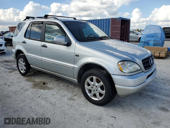 1999 Mercedes-Benz M 320/430/500 with VIN 4JGAB72E3XA101226, listed as a Copart auction lot 78209094 with Not provided miles and Salvage title. Bid and sale history available at DreamBid. Image 4.