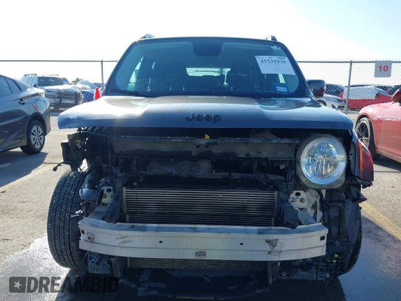 2017 Jeep Renegade Latitude with VIN ZACCJABB6HPG45899, listed as a IAAI auction lot 41531935 with 110,533 mi miles. Bid and sale history available at carsss.com. Image 13.
