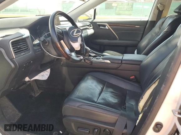 2017 Lexus RX with VIN 2T2BGMCA4HC011743, listed as a Copart auction lot 50624615 with 130,111 mi miles and Salvage Title. Bid and sale history available at carsss.com. Image 7.