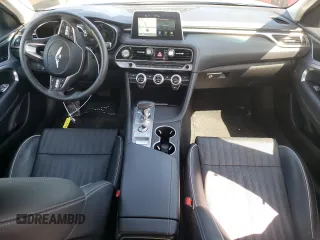 2021 Genesis G70 2.0T with VIN KMTG34LA7MU074906, listed as a Copart auction lot 71181204 with 41,757 mi miles and Salvage Title. Bid and sale history available at carsss.com. Image 8.