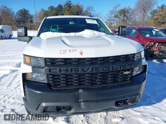 2021 Chevrolet Silverado 1500 Work Truck with VIN 1GCRYAEF8MZ114090, listed as a IAAI auction lot 41312489 with 41,274 mi miles and . Bid and sale history available at DreamBid. Image 13.