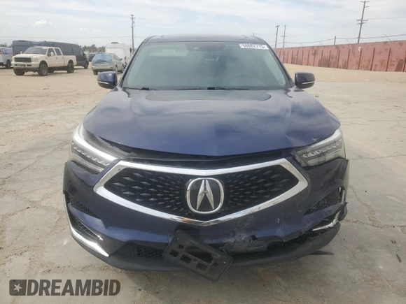 2021 Acura RDX Technology with VIN 5J8TC1H54ML016380, listed as a Copart auction lot 58882715 with Not provided miles and Salvage title. Bid and sale history available at DreamBid. Image 5.