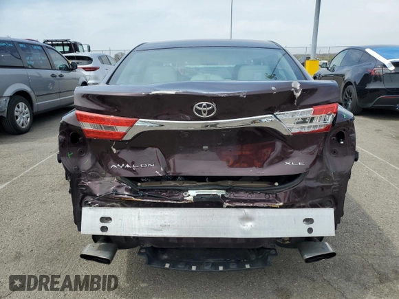 2014 Toyota Avalon Limited with VIN 4T1BK1EB7EU125687, listed as a Copart auction lot 52955645 with 99,108 mi miles and Salvage Title. Bid and sale history available at carsss.com. Image 6.