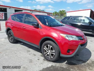 2014 Toyota RAV4 LE with VIN JTMZFREV4EJ005203, listed as a IAAI auction lot 42022295 with 130,193 mi miles. Bid and sale history available at carsss.com. Image 1.
