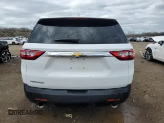 2018 Chevrolet Traverse LS with VIN 1GNERFKW9JJ147873, listed as a Copart auction lot 53361215 with 117,033 mi miles and Salvage title. Bid and sale history available at DreamBid. Image 6.