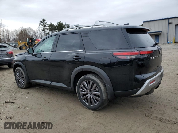 2023 Nissan Pathfinder SL with VIN 5N1DR3CD5PC264746, listed as a Copart auction lot 47818735 with 31,627 mi miles and Salvage title. Bid and sale history available at DreamBid. Image 2.