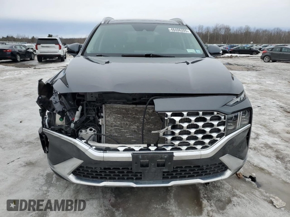 2022 Hyundai Santa Fe Limited with VIN 5NMS4DAL8NH456185, listed as a Copart auction lot 48406205 with 39,580 mi miles and Salvage Title. Bid and sale history available at carsss.com. Image 5.