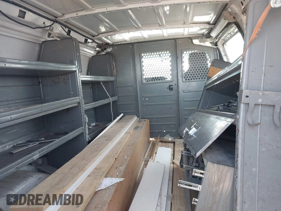 2014 Ford Econoline Cargo Commercial with VIN 1FTNE1EW4EDB20183, listed as a IAAI auction lot 42231075 with 260,818 mi miles and . Bid and sale history available at DreamBid. Image 8.