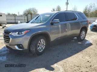 2021 Chevrolet Traverse LT Cloth with VIN 1GNEVGKW1MJ218263, listed as a Copart auction lot 48031995 with 84,124 mi miles and Non Repairable. Bid and sale history available at carsss.com. Image 1.