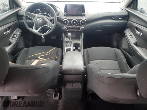 2024 Nissan Sentra SV with VIN 3N1AB8CV9RY220182, listed as a Copart auction lot 48985185 with 37,616 mi miles and Salvage Title. Bid and sale history available at DreamBid. Image 8.