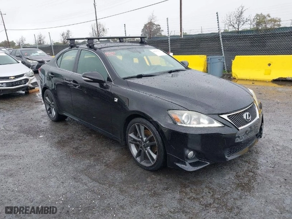 2011 Lexus IS 250 with VIN JTHBF5C21B5145862, listed as a IAAI auction lot 41587091 with NaN miles. Bid and sale history available at carsss.com. Image 1.