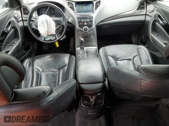 2015 Hyundai Azera with VIN KMHFG4JG9FA469367, listed as a Copart auction lot 61413525 with 136,608 mi miles and Salvage title. Bid and sale history available at DreamBid. Image 8.