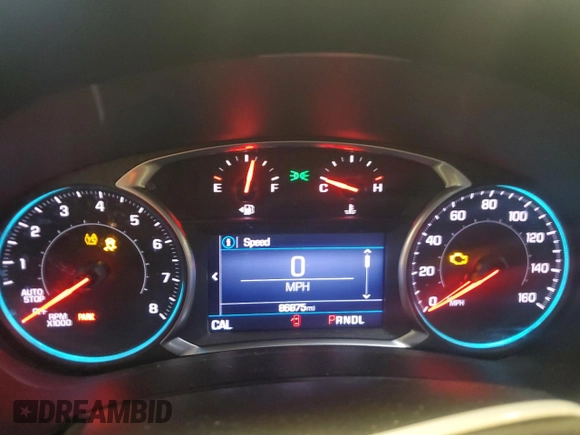 2019 Chevrolet Equinox LT z VIN 3GNAXUEV0KS632785, wystawiony jako Copart lot #42589665 z przebiegiem 86 875 mil mil oraz Szkoda całkowita • Salvage title. Historia ofert i sprzedaży dostępna na DreamBid. Obrazek 9.