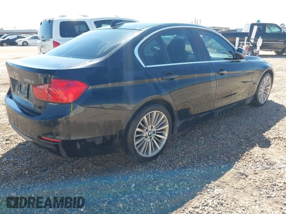 2014 BMW 3 Series 328d with VIN WBA3D3C55EK154125, listed as a IAAI auction lot 41651614 with 193,952 mi miles and . Bid and sale history available at carsss.com. Image 4.