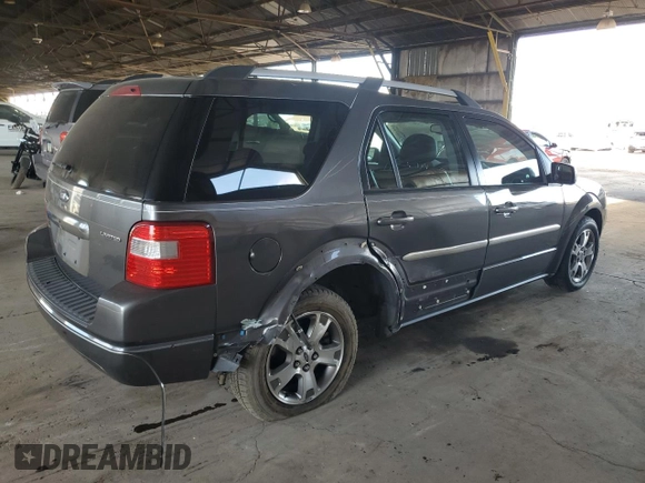 2005 Ford Freestyle Limited with VIN 1FMZK03105GA62367, listed as a Copart auction lot 83858084 with 78,201 mi miles and Salvage Title. Bid and sale history available at carsss.com. Image 3.