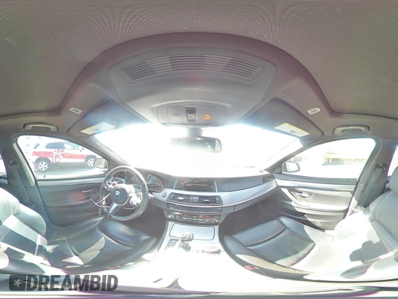 2015 BMW 5 Series 550i with VIN WBAKN9C50FD961489, listed as a Copart auction lot 46683795 with 90,235 mi miles and Salvage title. Bid and sale history available at DreamBid. Image 12.