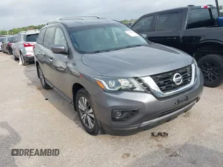 2018 Nissan Pathfinder SL with VIN 5N1DR2MN0JC614051, listed as a IAAI auction lot 42129074 with 82,146 mi miles and . Bid and sale history available at DreamBid. Image 1.