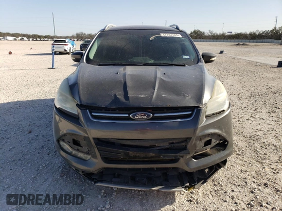 2015 Ford Escape Titanium with VIN 1FMCU0J90FUB48533, listed as a Copart auction lot 47787445 with 132,294 mi miles and Salvage Title. Bid and sale history available at carsss.com. Image 5.