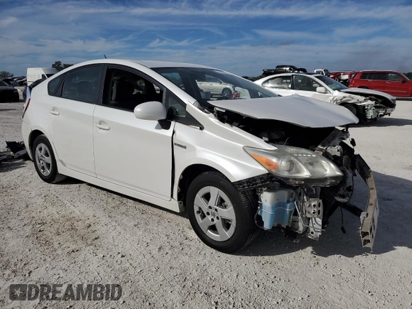 2011 Toyota Prius I with VIN JTDKN3DU1B0297789, listed as a Copart auction lot 84598534 with 218,023 mi miles and Salvage Title. Bid and sale history available at DreamBid. Image 4.