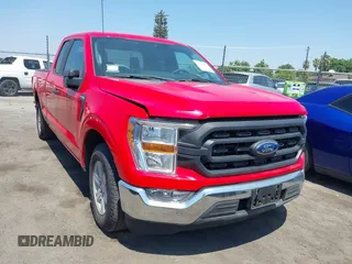 2021 Ford F-150 XL with VIN 1FTEX1C82MKE57427, listed as a IAAI auction lot 42149679 with 52,014 mi miles and . Bid and sale history available at DreamBid. Image 1.
