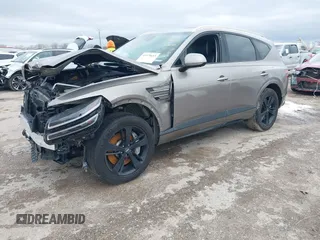 2021 Genesis GV80 with VIN KMUHCESC2MU054572, listed as a IAAI auction lot 41570653 with 62,116 mi miles and . Bid and sale history available at DreamBid. Image 16.