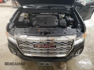 2022 GMC Canyon 4WD Denali with VIN 1GTG6EEN5N1112356, listed as a Copart auction lot 87871435 with 25,352 mi miles and Salvage Title. Bid and sale history available at carsss.com. Image 11.