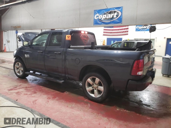 2019 Ram 1500 Express z VIN 1C6RR7FG0KS705471, wystawiony jako Copart lot #46489145 z przebiegiem Nie podano mil oraz Szkoda całkowita • Salvage title. Historia ofert i sprzedaży dostępna na DreamBid. Obrazek 2.