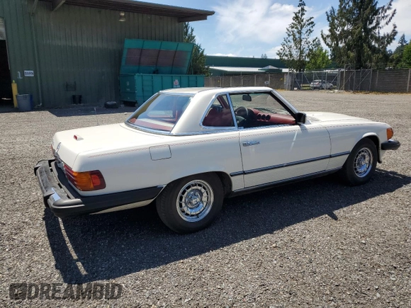 1979 Mercedes-Benz SL with VIN 10704412052681, listed as a Copart auction lot 63620445 with 192,849 mi miles and Clean title. Bid and sale history available at DreamBid. Image 3.