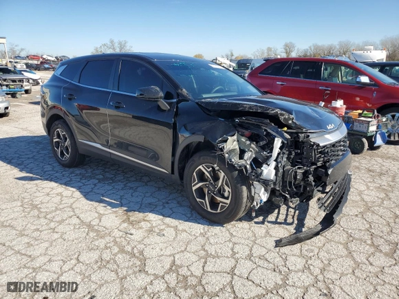 2024 Kia Sportage LX with VIN KNDPU3DF2R7226208, listed as a Copart auction lot 80531444 with 15,849 mi miles and Salvage Title. Bid and sale history available at carsss.com. Image 4.