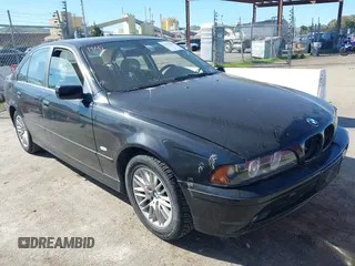 2003 BMW 5 Series 530iA with VIN WBADT63493CK37063, listed as a IAAI auction lot 41637589 with 179,191 mi miles. Bid and sale history available at carsss.com. Image 1.